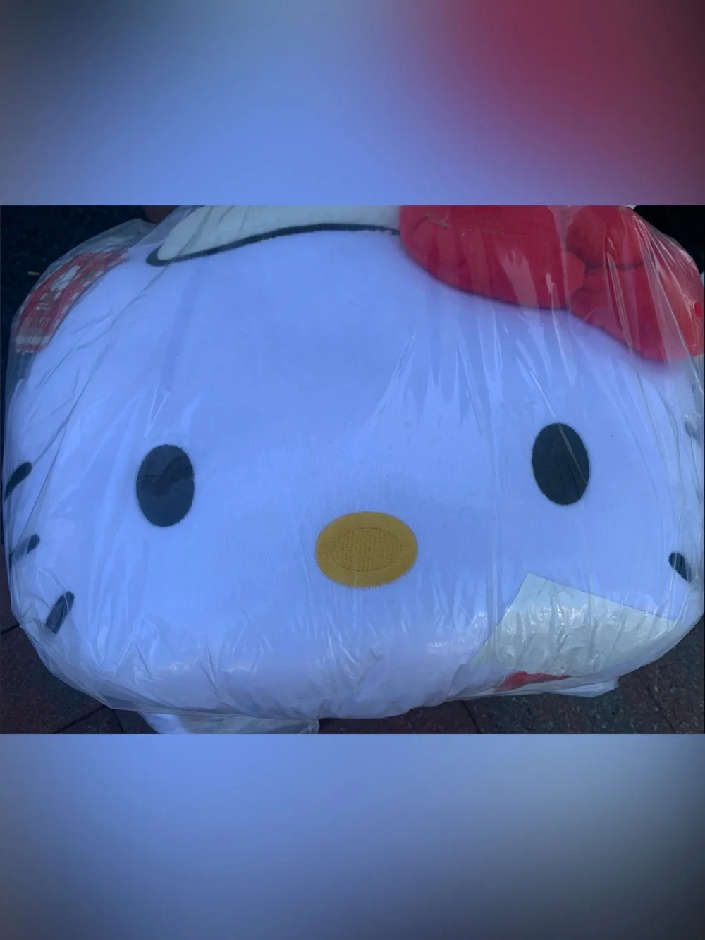 🆕- Sanrio Hello Kitty White Plush Holiday Throw Pillow Set 18”
